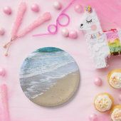 Beach foto papieren bordje (Feest)