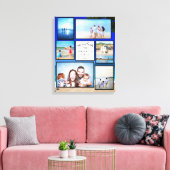 Beach fotocollage canvas afdruk (Insitu (Woonkamer))