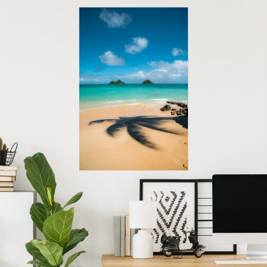 Beach fotografie #1 poster (Thuiskantoor)