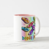 Beach Freaks Teenslippers Mokken (Voorkant rechts)