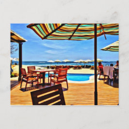 Beach Front Briefkaart