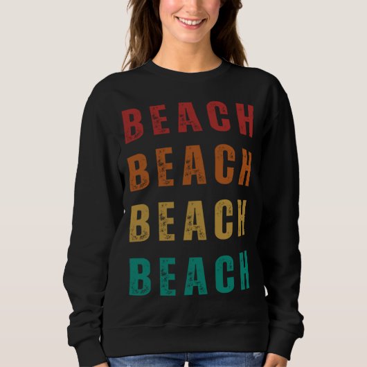 Beach Fun and Vintage Style Trui (Voorkant)