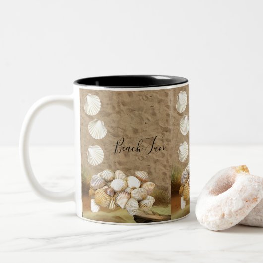 Beach Fun Clams Sand Mok (Met donut)