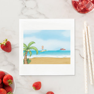 Beach Fun Paper Napkins Servet