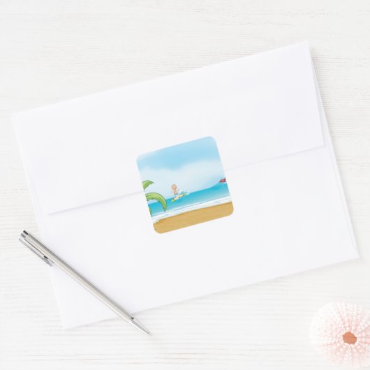 Beach Fun Stickers (Envelop)