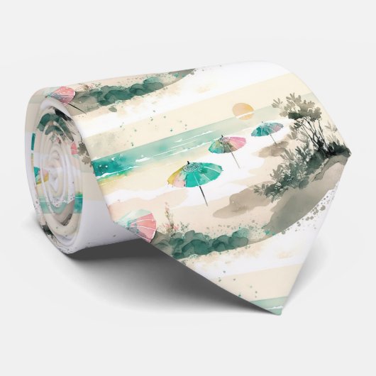 Beach Fun Stropdas (Opgerold)