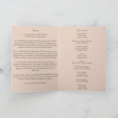 Beach Funeral Memorial Overlijdensbericht Opgevouw Programma (Binnen)