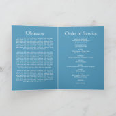 Beach Funeral Programme | Dienstenvolgorde Programma (Binnen)