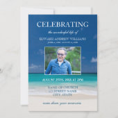 Beach Funeral | Viering van de foto van Life Kaart (Voorkant)