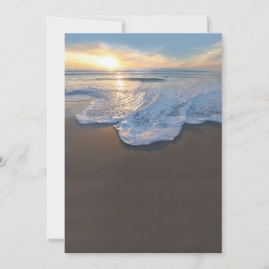 Beach Funeral | Viering van de foto van Life Kaart (Achterkant)