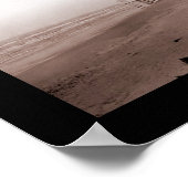 Beach Galveston, TX foto 1910 Poster (Hoek)