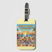 Beach Gathering Bagagelabel (Voorkant (verticaal))