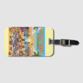 Beach Gathering Bagagelabel (Voorkant (horizontaal))