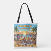 Beach Gathering Tote Bag (Achterkant)
