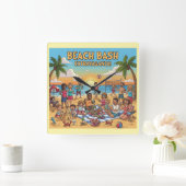 Beach Gathering Vierkante Klok (Huis)