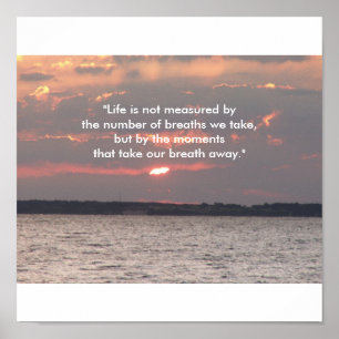 Beach geïnspireerd poster