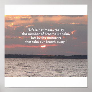 Beach geïnspireerd poster