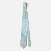 Beach Geïnspireerd Stropdas met gecheckt patroonpa (Voorkant)