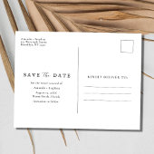 Beach gelofte verlenging Save the date Aankondigingskaart