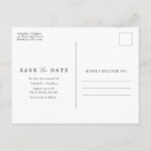 Beach gelofte verlenging Save the date Aankondigingskaart (Achterkant)