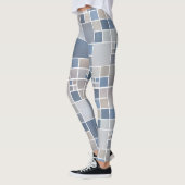 Beach Geometric Waterverf Pattern Legging (Links)