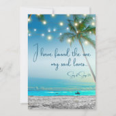 Beach gevonden één bron houdt van tropisch sparen  aankondiging (Voorkant)