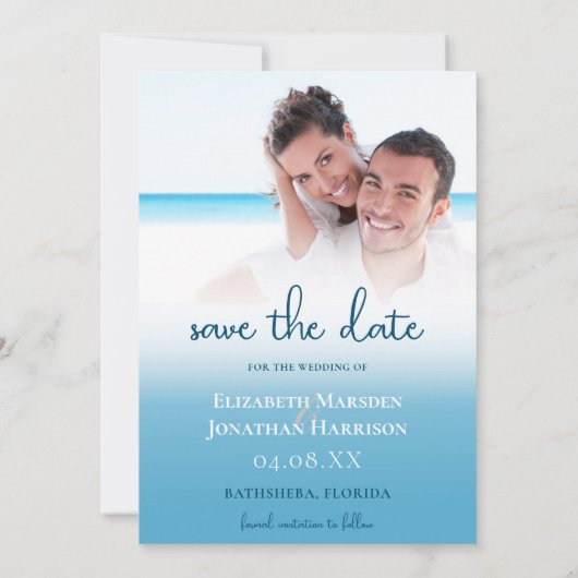 Beach gevonden één bron houdt van tropisch sparen  aankondiging (Achterkant)