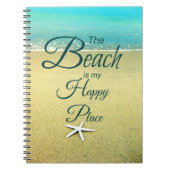 Beach Gezegde Note Book Notitieboek (Voorkant)