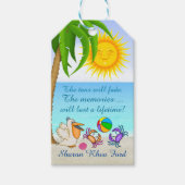 Beach Gift Label - SRF Cadeaulabel (Voorkant)