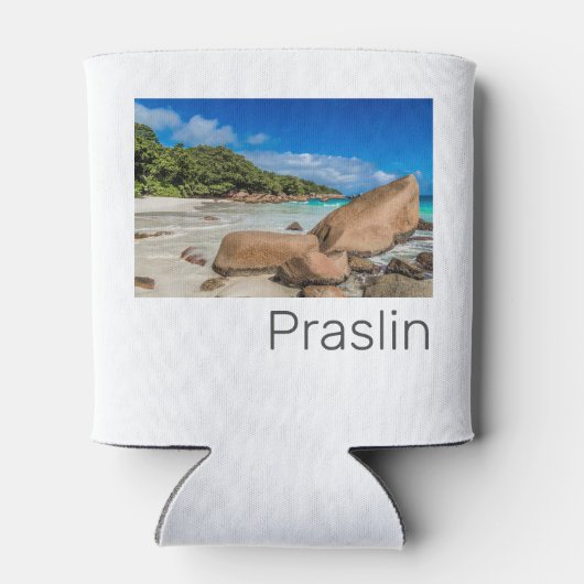 Beach Gift Praslin Seychellen Island Anse Lazio Blikjeskoeler (Achterkant)