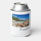 Beach Gift Praslin Seychellen Island Anse Lazio Blikjeskoeler (Blikje Achterkant)