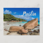 Beach Gift Praslin Seychellen Island Anse Lazio Briefkaart (Voorkant)
