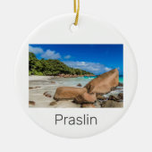 Beach Gift Praslin Seychellen Island Anse Lazio Keramisch Ornament (Voorkant)
