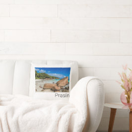 Beach Gift Praslin Seychellen Island Anse Lazio Kussen
