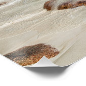 Beach Gift Praslin Seychellen Island Anse Lazio Perfect Poster (Hoek)