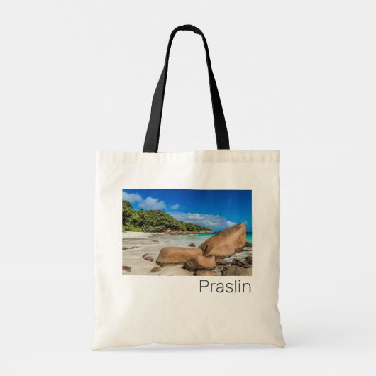 Beach Gift Praslin Seychellen Island Anse Lazio Tote Bag (Achterkant)