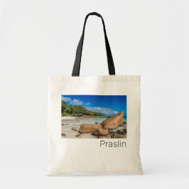 Beach Gift Praslin Seychellen Island Anse Lazio Tote Bag
