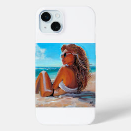 Beach Girl iPhone 15 Mini Hoesje