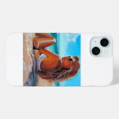 Beach Girl Case-Mate iPhone Case (Achterkant (horizontaal))