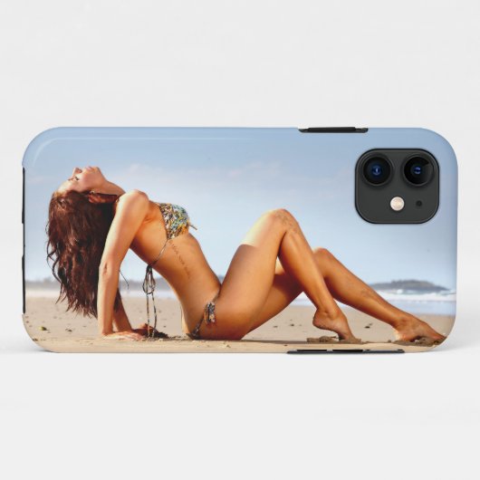 Beach Girl Case-Mate iPhone Case (Achterkant (horizontaal))
