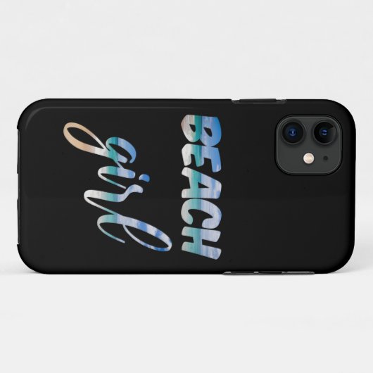 Beach Girl Case-Mate iPhone Case (Achterkant (horizontaal))