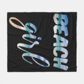Beach Girl Fleece Deken (Voorkant (Horizontaal))
