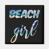 Beach Girl Magneet (Voorkant)