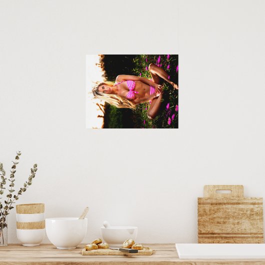 Beach Girl Poster (Keuken)