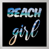Beach Girl Poster (Voorkant)