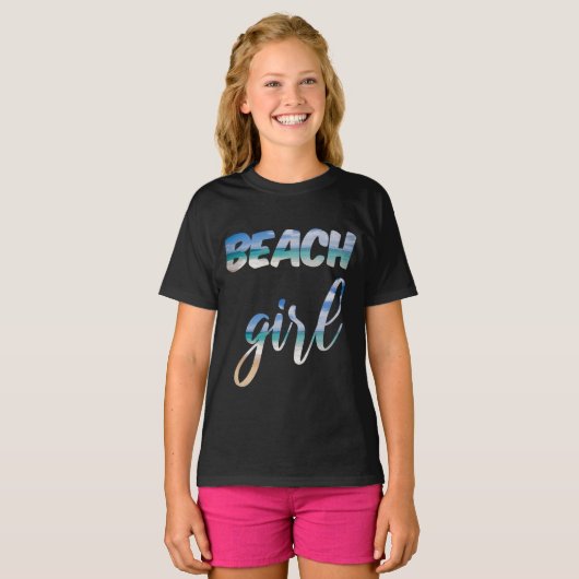 Beach Girl T-shirt (Voorkant volledig)