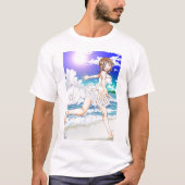 Beach girl t-shirt (Voorkant)