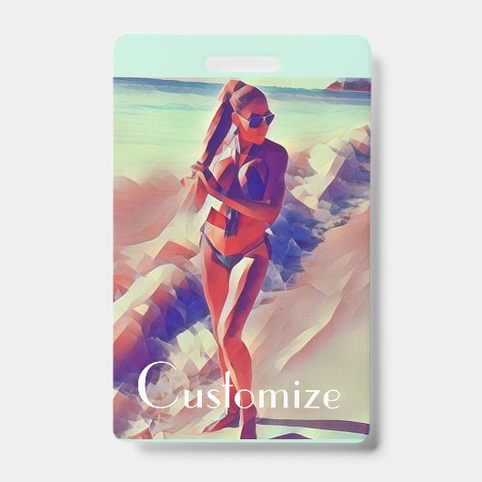 Beach Girl Thunder_Cove Badge (Voorzijde)