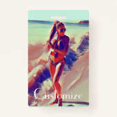 Beach Girl Thunder_Cove Badge (Voorkant)