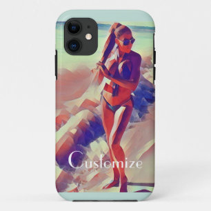 Beach Girl Thunder_Cove Case-Mate iPhone Case